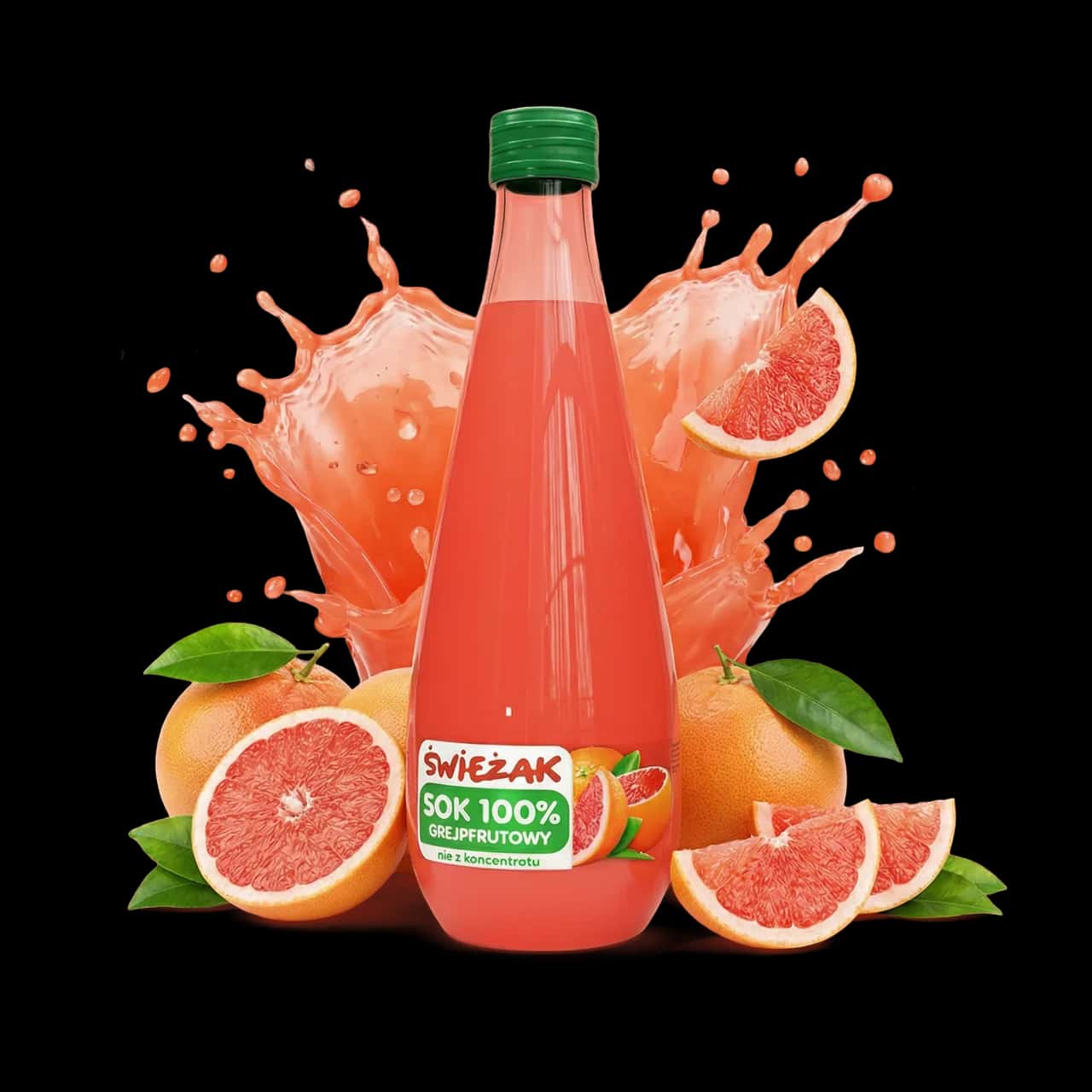 Bottle of Grapefruit juice