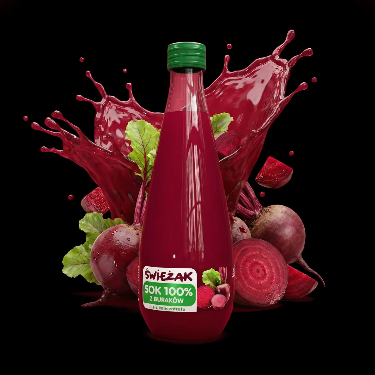 Flasche Rote Bete-Saft