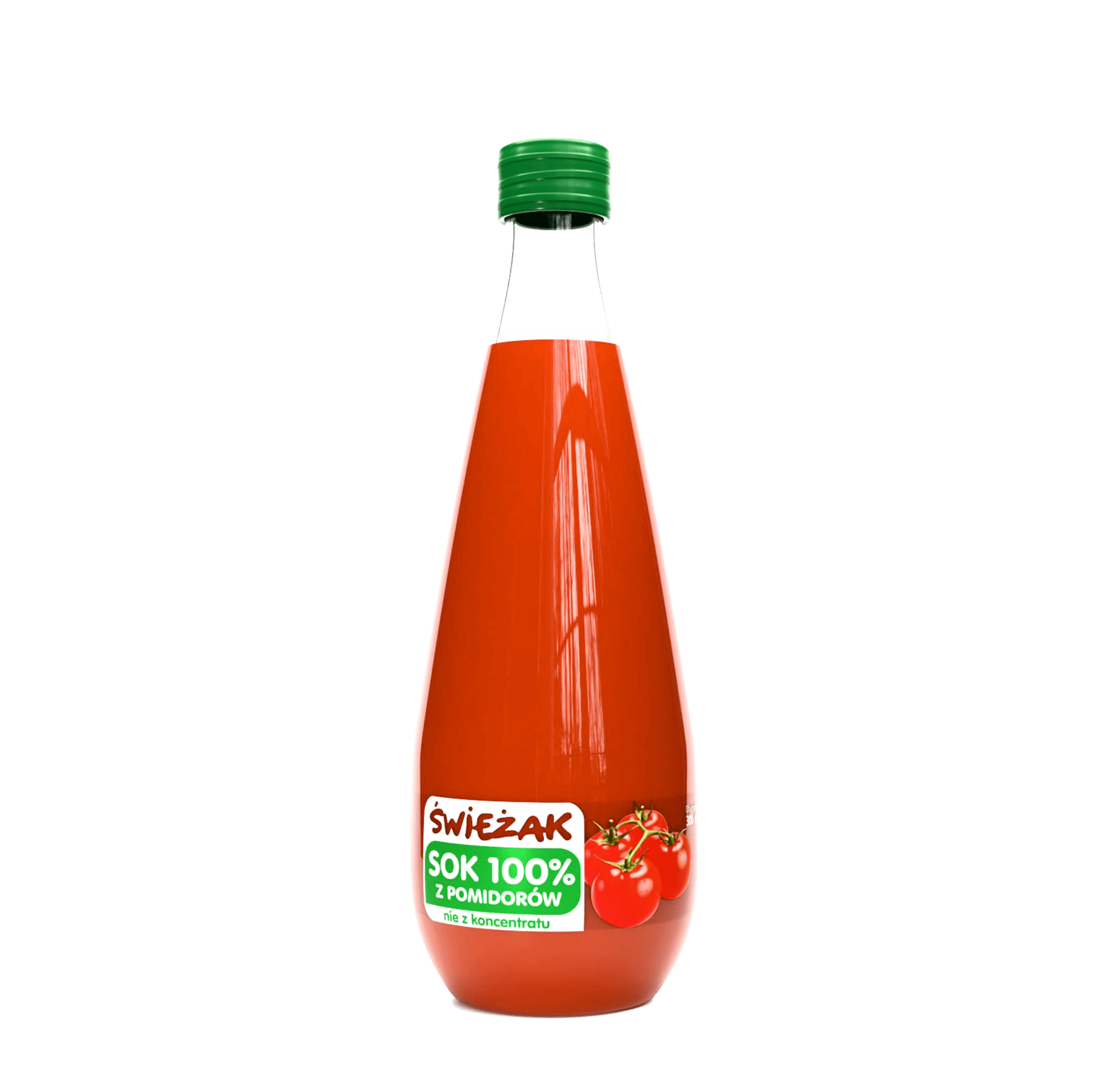 Flasche Tomate-Saft